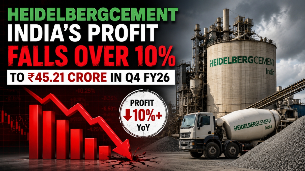 HeidelbergCement India's Profit Falls Over 10% to ₹45.21 Crore in Q4 FY26