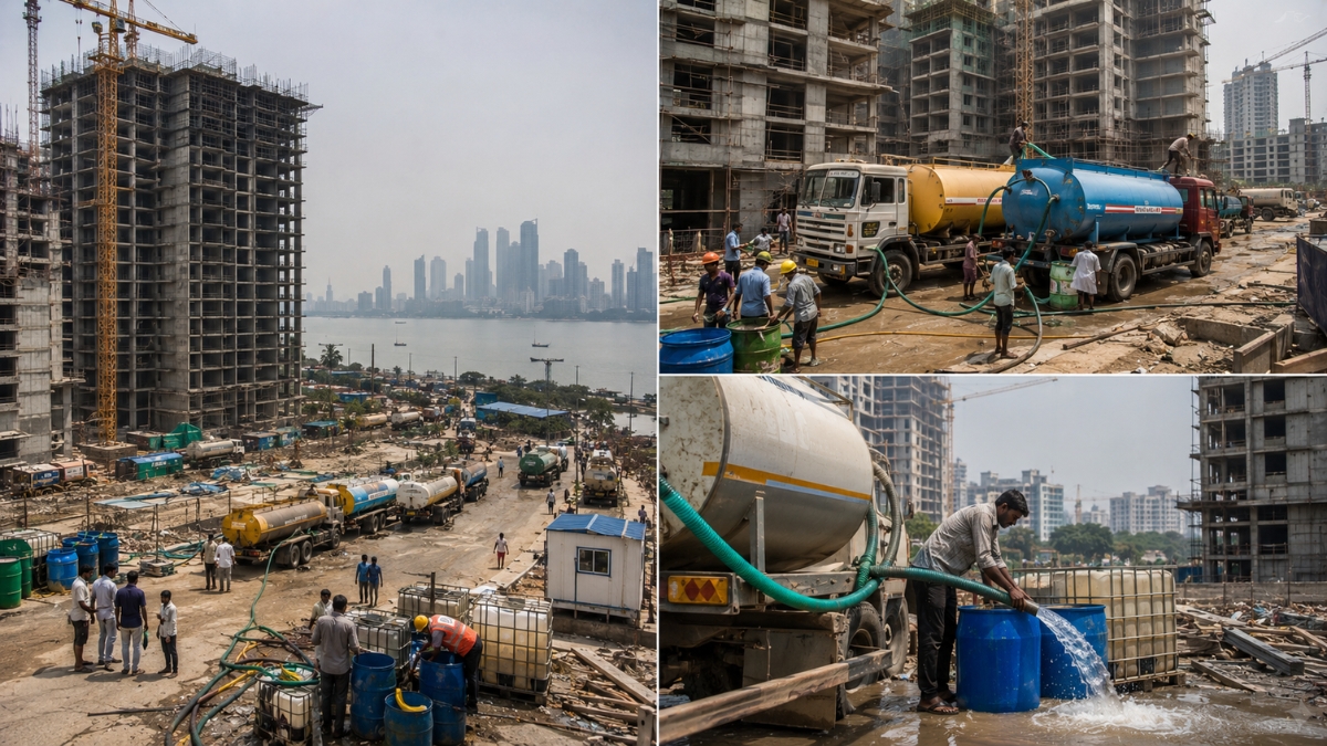 Mumbai Water Curbs Could Delay Home Deliveries and Push Property Prices Higher