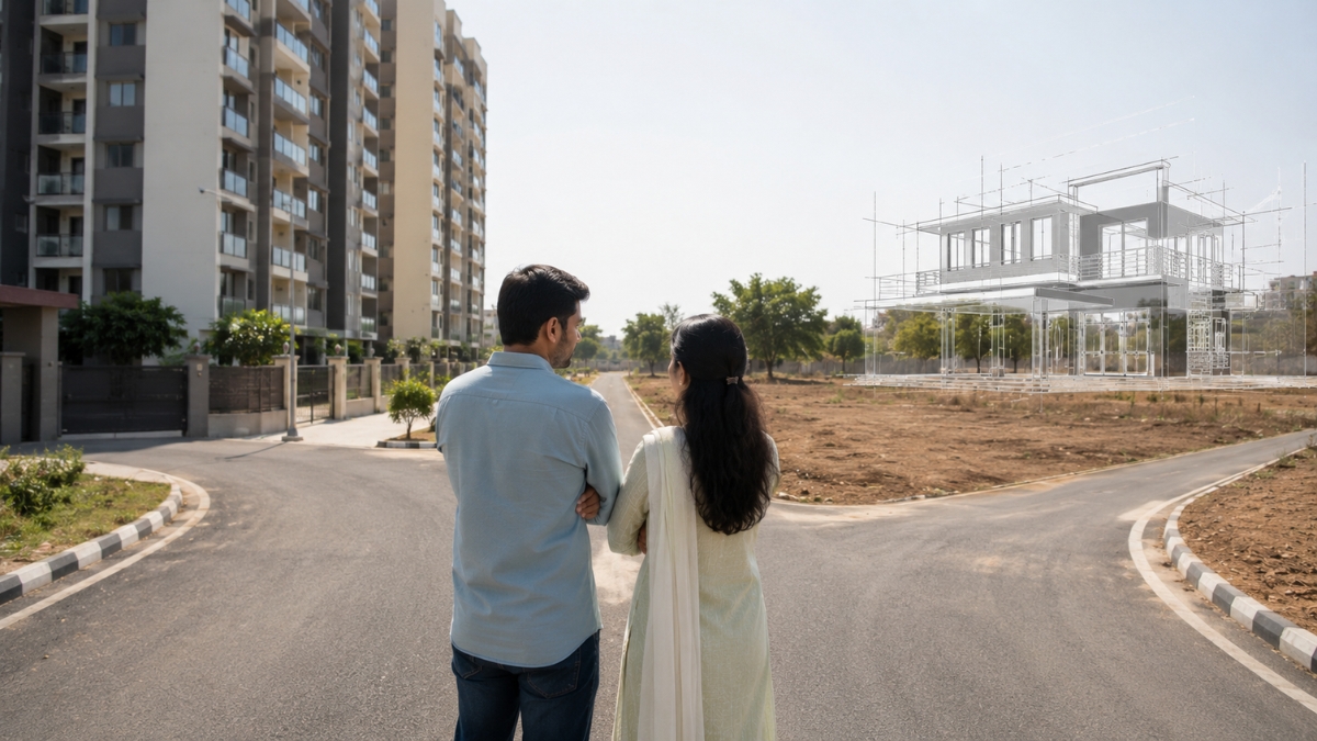 Many Buyers Realize This Difference Between a Plot and a Flat Too Late