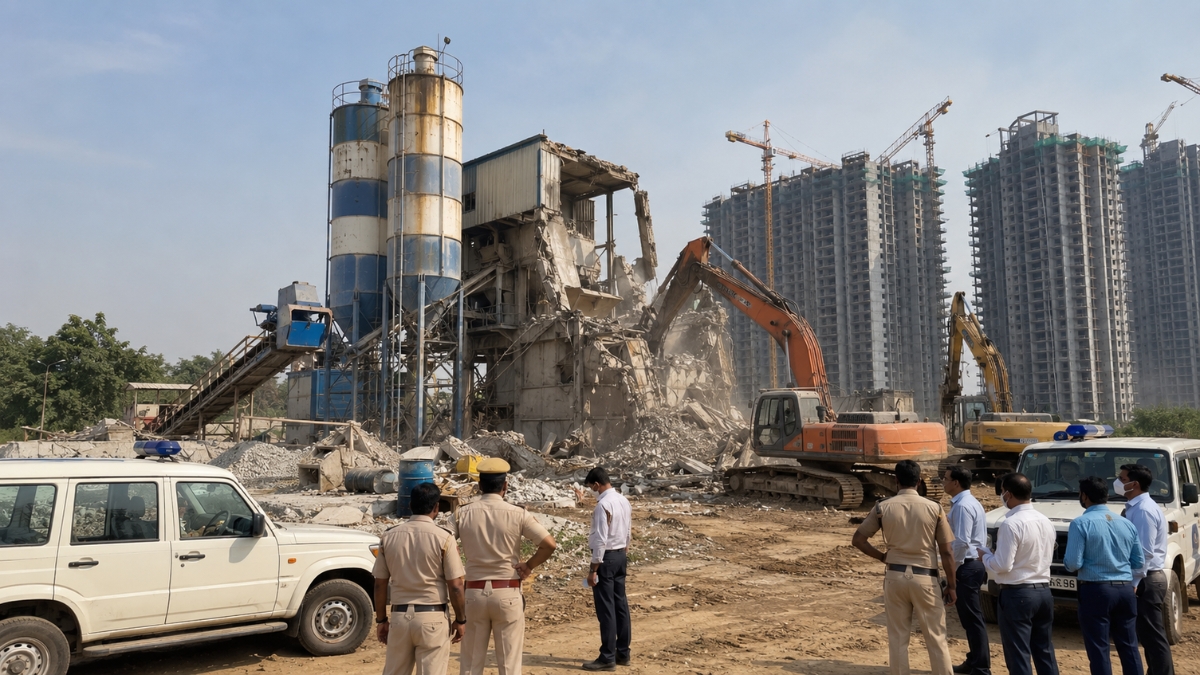 Gurugram's Construction Boom Faces a Crackdown. Over 30 Illegal Units Are Now Under the Scanner