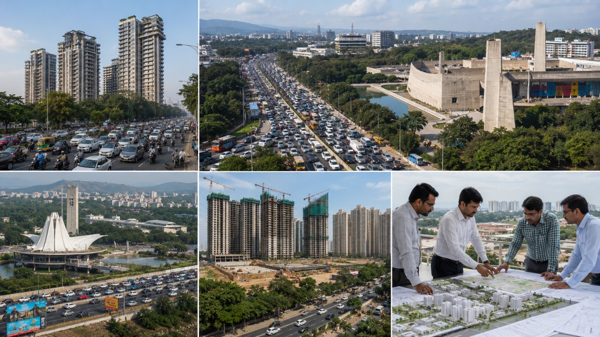 Chandigarh Wants Taller Buildings. But Its Roads Are Already Running Out of Space.