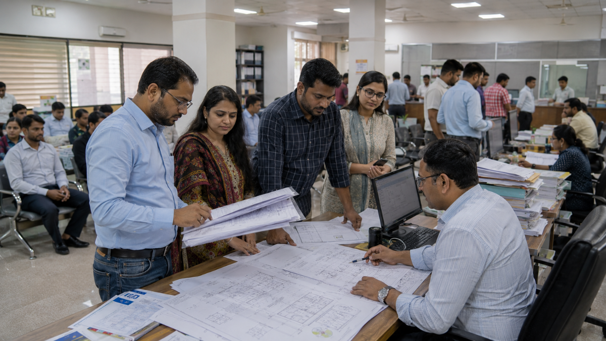 Faridabad Starts Offline Approval for Stilt Plus 4 Building Plans Amid Portal Issues