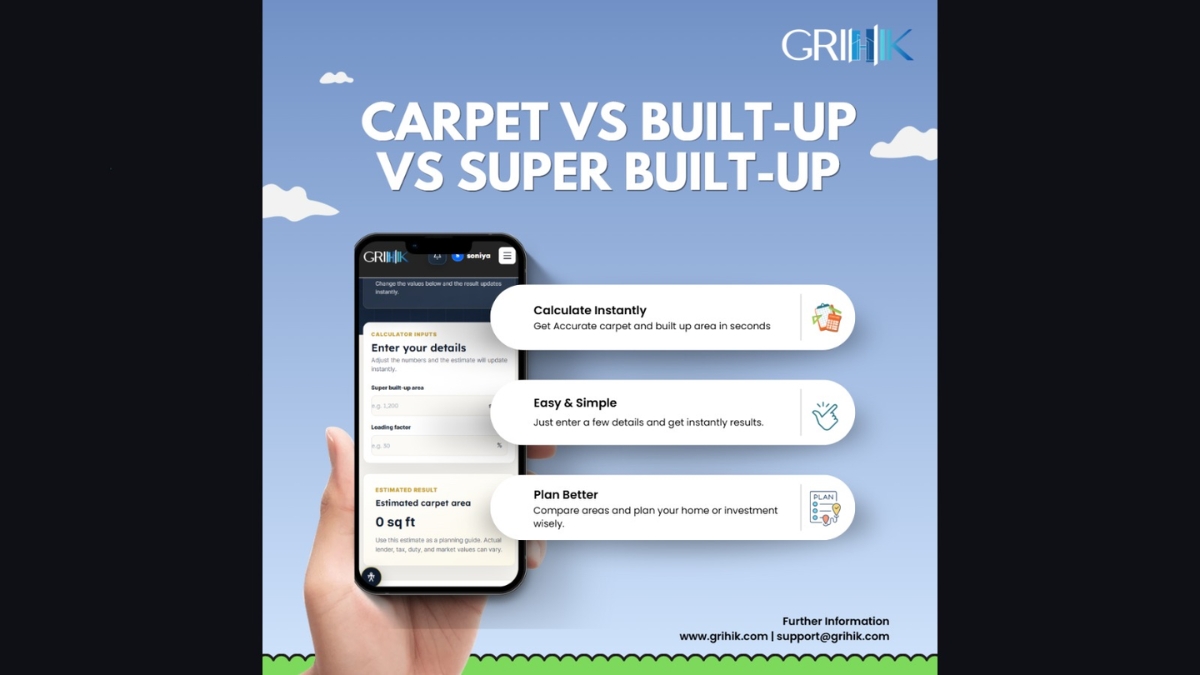 Carpet Area vs Built-up Area vs Super Built-up Area: What You're Actually Paying For