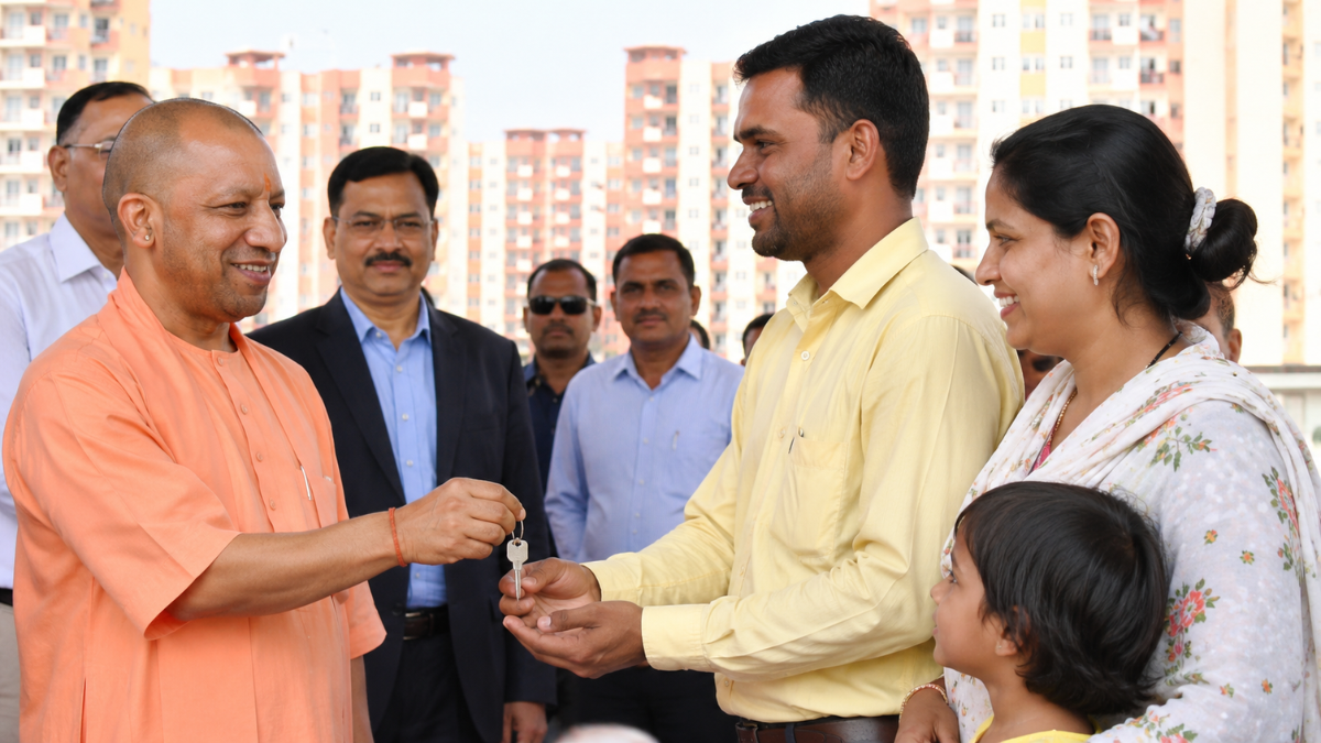 PMAY-Urban Gets a Major Push! First Affordable Home Handed Over in Ghaziabad After Long Wait