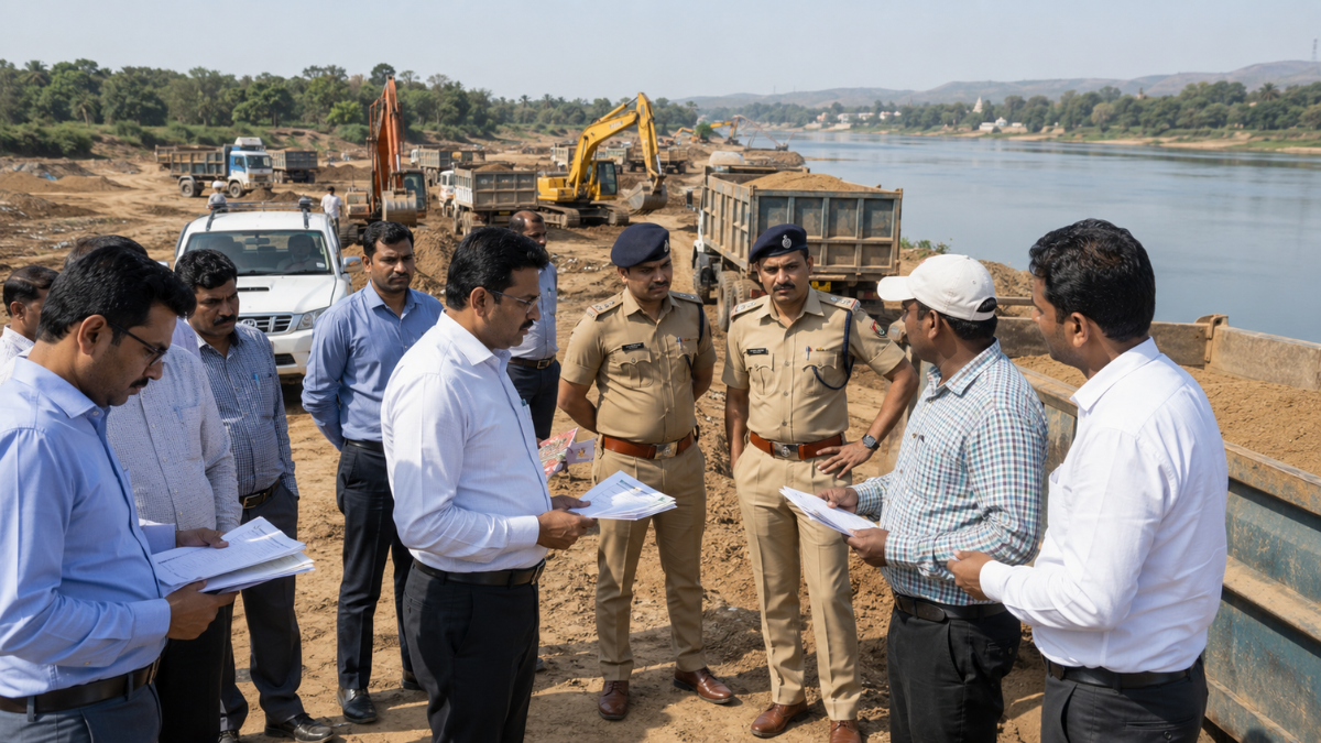 Garhwa Intensifies Crackdown on Illegal Sand Mining Raids to Increase Across Key Blocks
