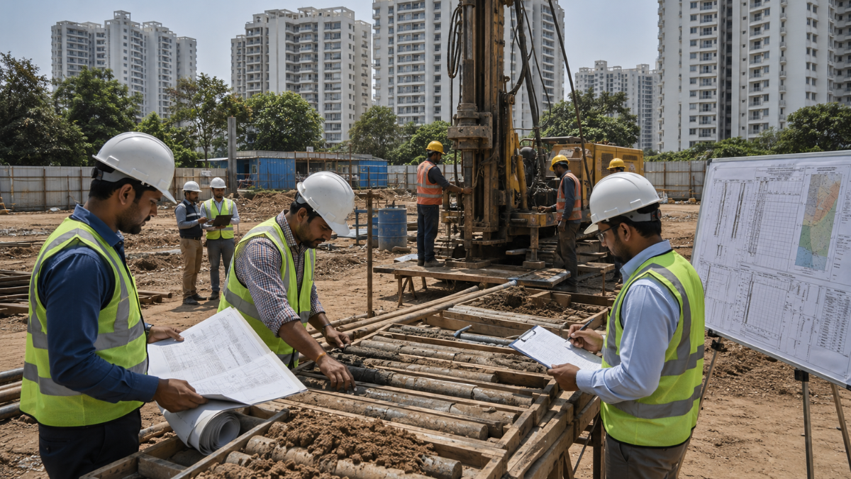 Geotechnical Report at Centre of Bengaluru Tower Tilt Investigation as Developer and Consultant Differ