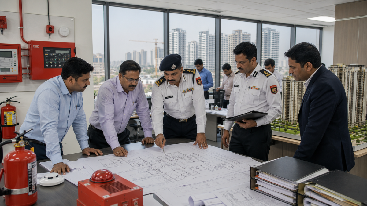 Planning to Build in Lucknow? Fire Safety Certificate Now Mandatory for Map Approval