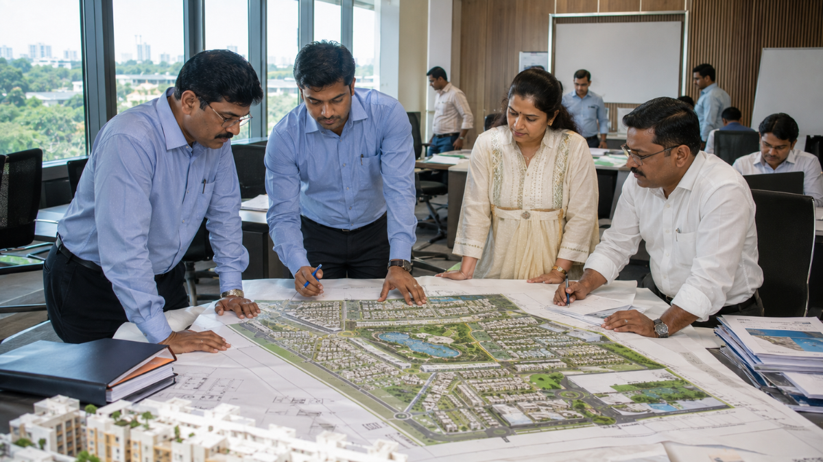 GDA Pushes Harnandipuram Township Work, Pending Files Cleared After Review