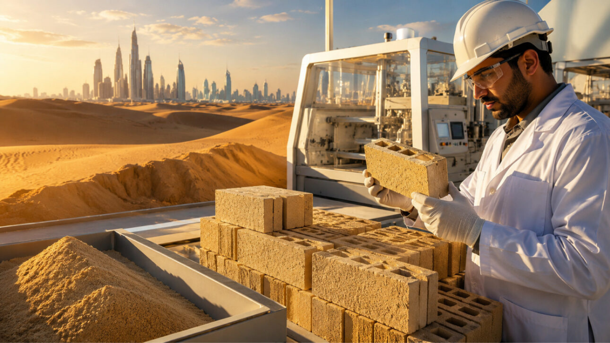 UAE Researchers Turn Desert Sand Into Low-Energy Construction Bricks