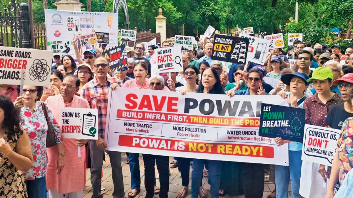 Powai Residents Demand Better Infrastructure Before More Mega Projects