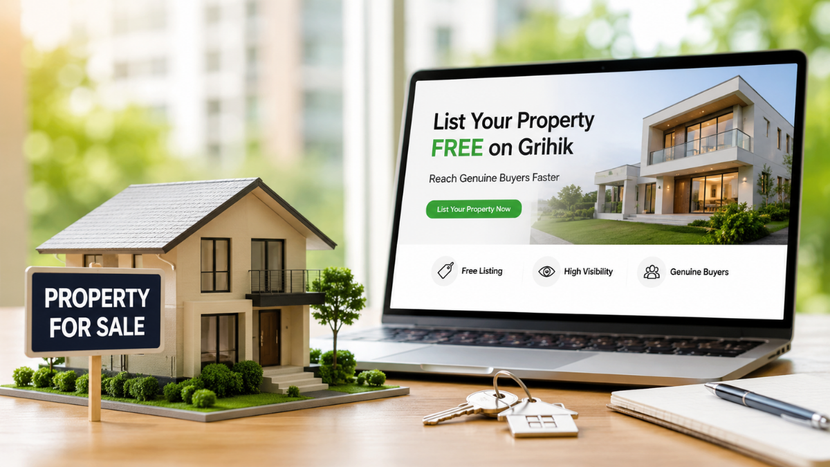 List Your Property Free on Grihik and Put It in Front of Potential Buyers