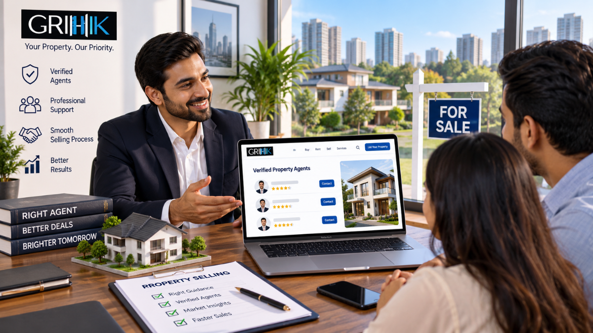 Find a Verified Agent on Grihik for Professional Property Selling Support