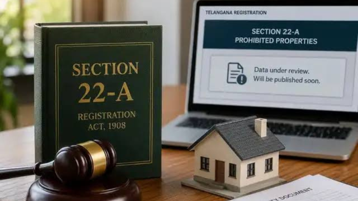 Telangana Opens Registration Route for Approved Properties Under Section 22-A
