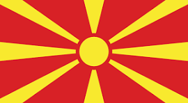 North Macedonia flag